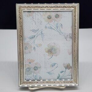 Vintage Silver Plated 5"x7" Picture Frame Loui Michele P. by Bowon